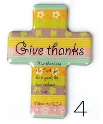 Christian Magnetic Sticker - Give Thanks