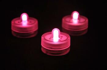 LED Candle Pink Colour