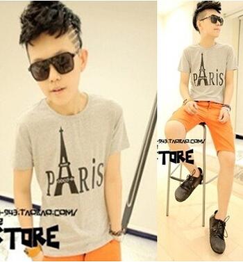 T Shirt With Paris Word (Small Build)
