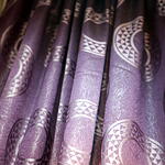 Curtain - Circle Pattern in Purple Theme