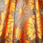 Curtain - Orange and Brown Theme