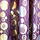 Curtain - Circle Pattern in Purple Theme