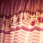 Curtain in Pink