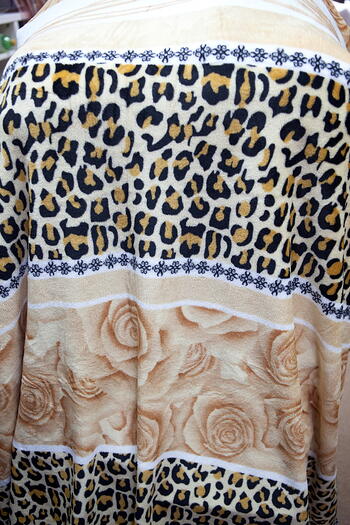 Blanket Leopard Spot and Roses