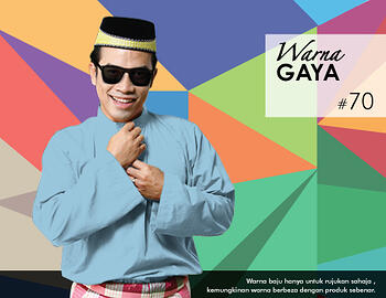 Baju Melayu -100 Warna Gaya 70