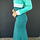 Jubah Modern - HA684FD Col 83/89 Green/Green Size XS