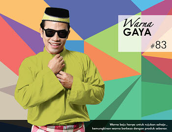 Baju Melayu -100 Warna Gaya 83 Green Size S
