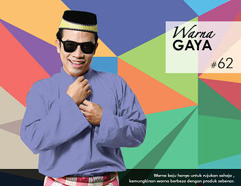 Baju Melayu -100 Warna Gaya 62 Purple Size XS