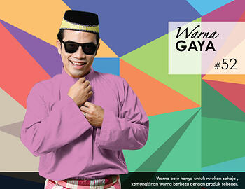 Baju Melayu -100 Warna Gaya 52 Red Size XL