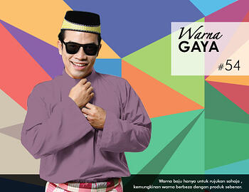 Baju Melayu -100 Warna Gaya 54 Red Size XXL