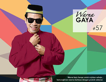 Baju Melayu -100 Warna Gaya 57 Red Size S