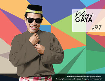 Baju Melayu -100 Warna Gaya 97 Black Size XS