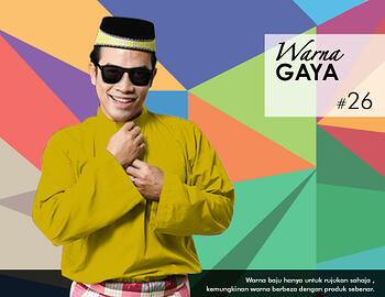 Baju Melayu -100 Warna Gaya 26 Yellow Size S