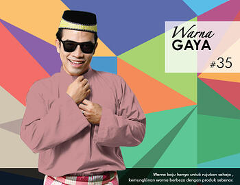 Baju Melayu -100 Warna Gaya 35 Orange Size S