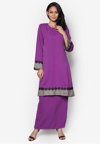 Baju Kurung Modern - FA576SU 66 Purple XS