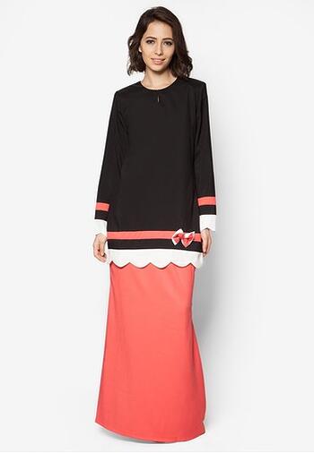 Baju Kurung Modern - GA656SU 9957 Red/Black L