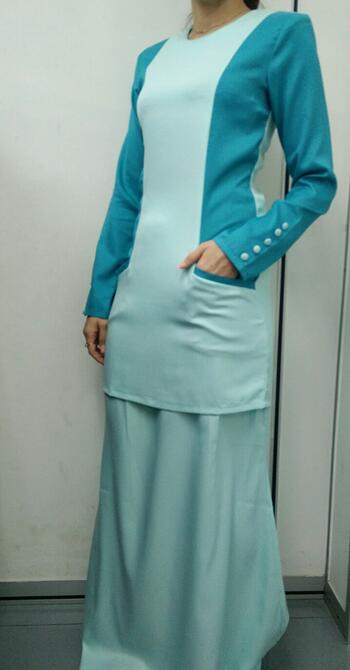 Baju Kurung Modern - GA830SU 7572 Light Green XL