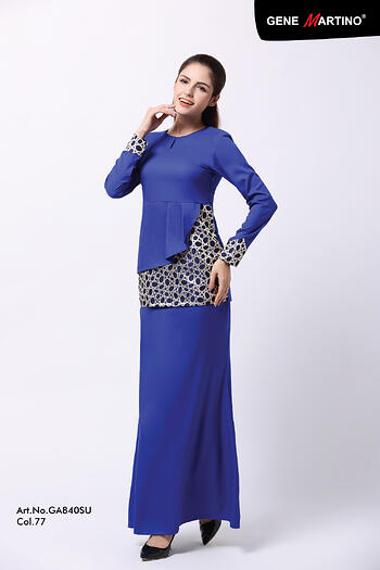 Baju Kurung Modern - GA840SU 77 Blue M