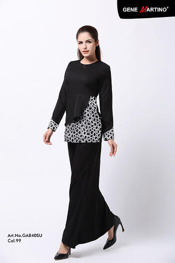 Baju Kurung Modern - GA840SU 99 Black XXL