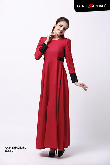 Jubah Modern - HA353SU 59 Red L