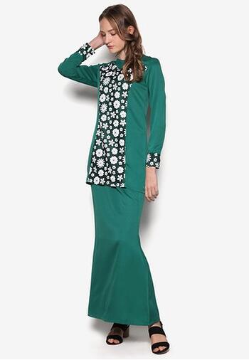 Baju Kurung Modern - GA835SU 85 Green XL