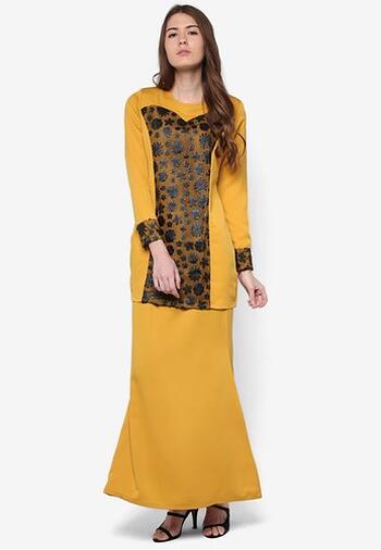 Baju Kurung Modern - GA835SU 27 Yellow L