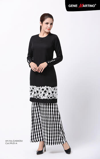 Baju Kurung Modern - GA842SU 9901-A Black L