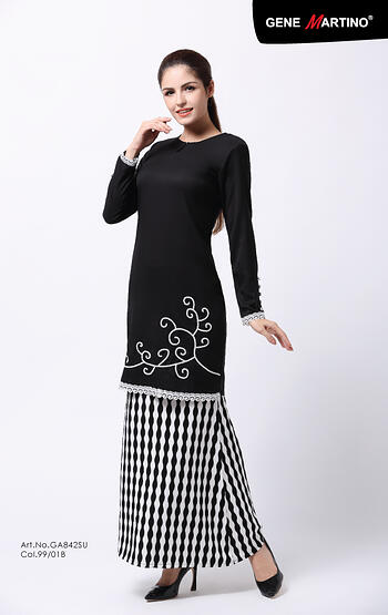 Baju Kurung Modern - GA842SU 9901-B Black L