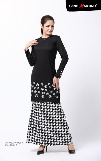 Baju Kurung Modern - GA843SU 9901-A Black XL