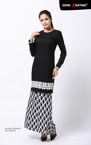 Baju Kurung Modern - GA844SU 9901-B Black M