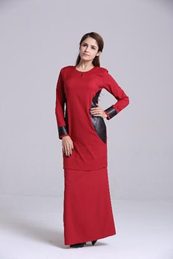 Baju Kurung Modern - GA684SU 57 Red XS