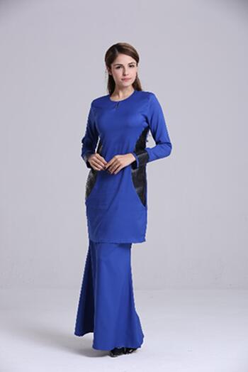 Baju Kurung Modern - GA684SU 77 Blue XS