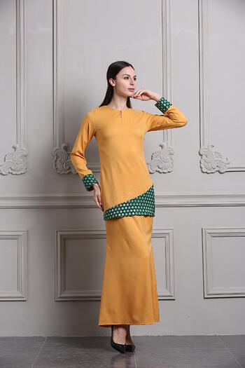 Baju Kurung Modern - GA694SU 45 Brown L