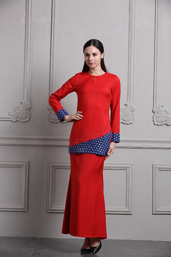Baju Kurung Modern - GA694SU 55 Red S