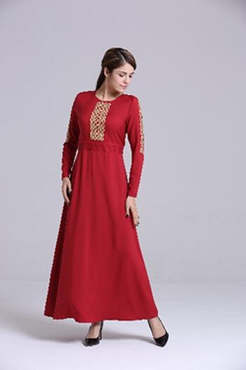 Jubah Modern - HA681FD Col 57 Red Size L