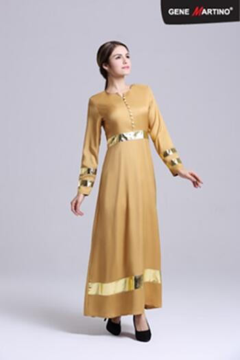 Jubah Modern - HA682FD Col 45 Brown Size XS